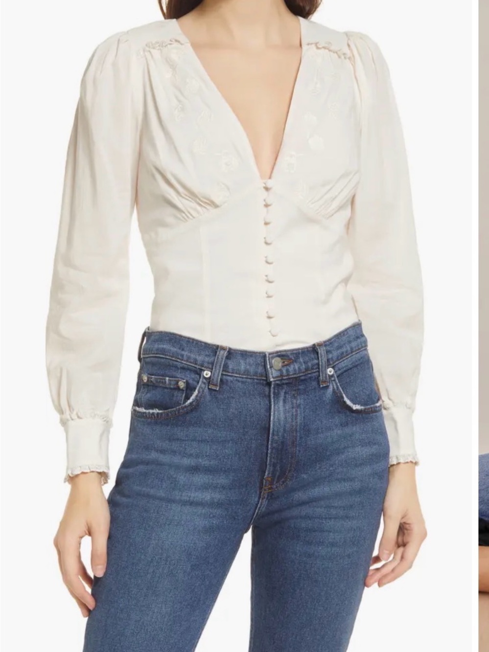 Reformation Lawrence Blouse